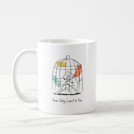 君の限界はマグだけだ コーヒーマグカップ