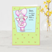 君の靴底は赤いポーランド人だ 誕生日 カード (黄色い花)