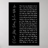 君の黒救済字が恋に落ちない ポスター (正面)