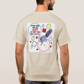 君のTのまわりにシャツが見える Tシャツ (裏面)