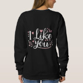 君のTシャツが好きだ スウェットシャツ (裏面)