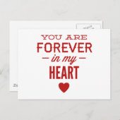 君はいつまでも僕のハートだ ポストカード (正面/裏面)