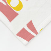 君はいつも好きな柄だ フリースブランケット (角)