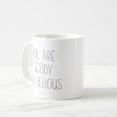 君はおもしろい血 コーヒーマグカップ (正面左)