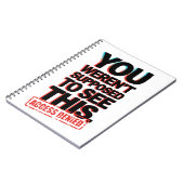 君はこれを見るはずではなかった ノートブック (左側)