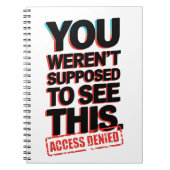 君はこれを見るはずではなかった ノートブック (正面)