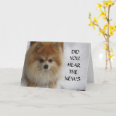 君はその知らせを聞いたか カード (黄色い花)