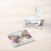 君はとても価値がある スクエアペーパーコースター (インサイチュ)