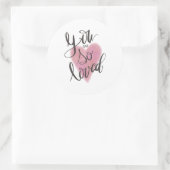 君はとても愛されている ラウンドシール (バッグ)