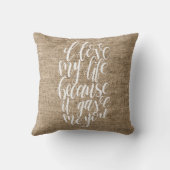 君はとても愛される装飾用クッション クッション (裏面)