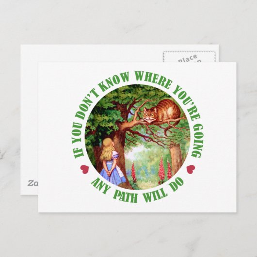 君はもしあなたはどこへ行こうとも小道は無い ポストカード (正面/裏面)