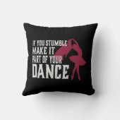 君はもしつまずいて踊る クッション (裏面)