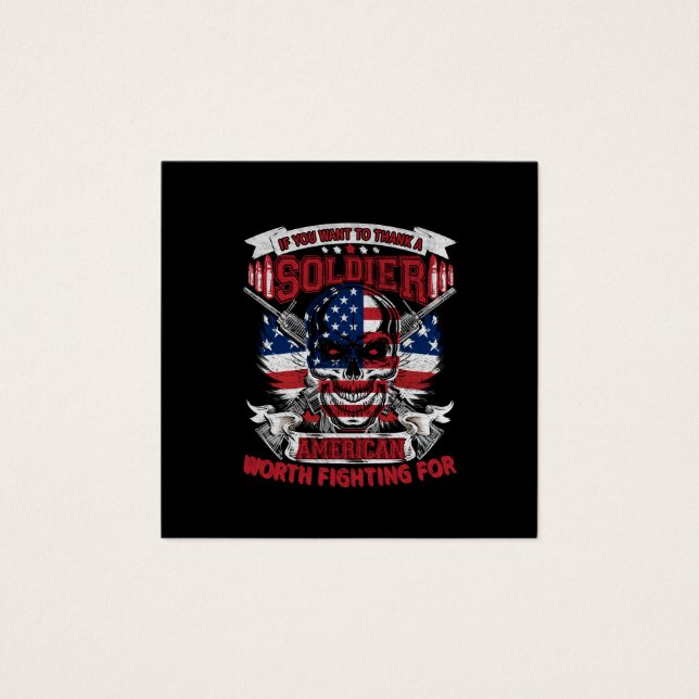 君はもしアメリカ人の感謝してい兵兵を欲しがる (正面)