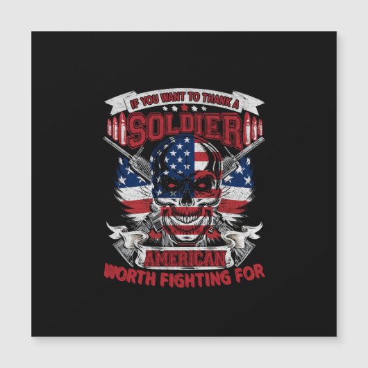 君はもしアメリカ人の感謝してい兵兵を欲しがる (正面)