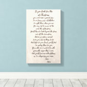 君はもしクリスマスに僕を捜す キャンバスプリント (インサイチュ (ウッドフロア))