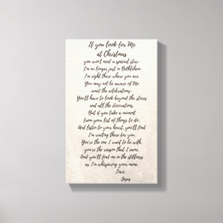 君はもしクリスマスに僕を捜す キャンバスプリント