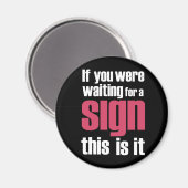 君はもしスローガン磁石だ… マグネット (正面/裏面)