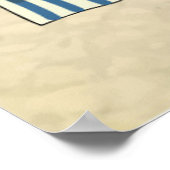 君はもしビーチに住めるくらい運が良い ポスター (角)