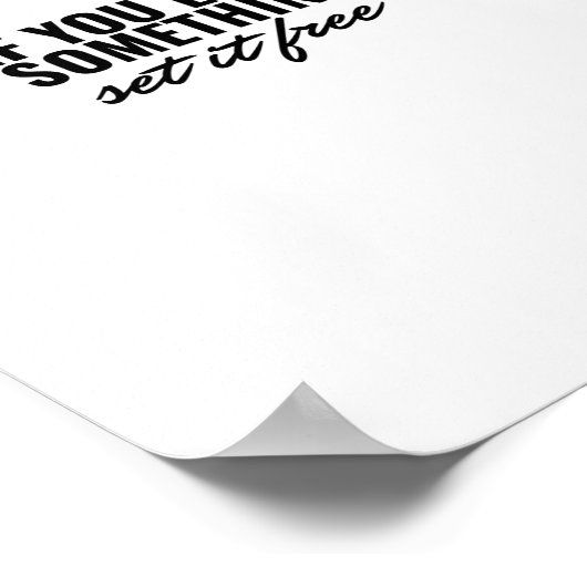 君はもし何か自由にしたものが好きだ ポスター (角)