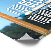 君はもし信じモチベーションのポスターを成功させる ポスター (角)