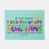 君はもし彼らが輝く良い考えを持っている ドアマット (正面)