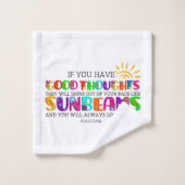 君はもし彼らが輝く良い考えを持っている バスタオルセット (ウォッシュタオル)