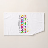 君はもし彼らが輝く良い考えを持っている バスタオルセット (ハンドタオル)