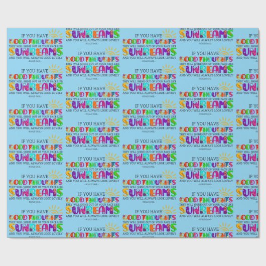 君はもし彼らが輝く良い考えを持っている ラッピングペーパー (フラット)