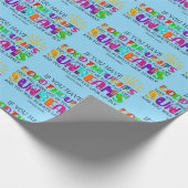 君はもし彼らが輝く良い考えを持っている ラッピングペーパー (角)