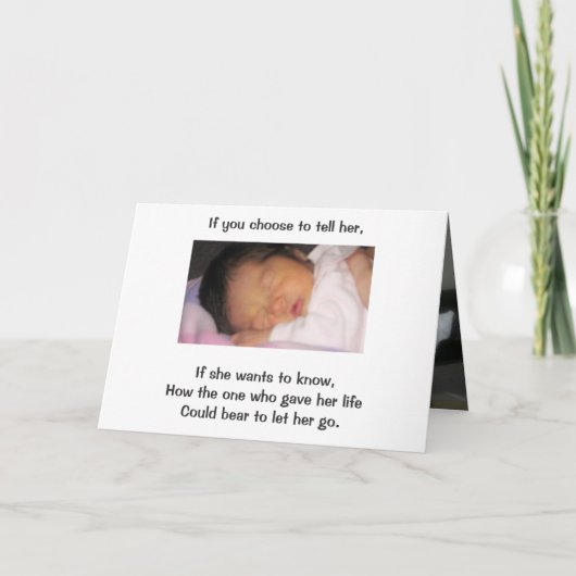 君はもし彼女に話すもしを選んだ カード (正面)