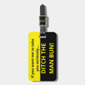 君はもし本気で溝マン・バンを取ってほしい ラゲッジタグ (正面縦)