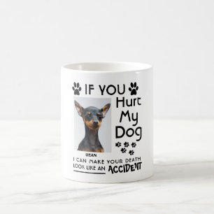君はもし犬を傷つけたから死ぬ犬は足を引くことができる コーヒーマグカップ