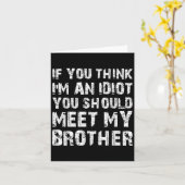 君はもし考え僕の兄弟に逢うとは夢にも思わぬ カード (黄色い花)