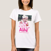 君はもし考え私の叔母のシャツを見て欲しいと思って可愛い Tシャツ (正面)