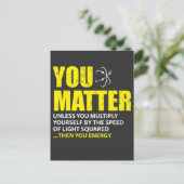 君はエネルギー物理おもしろい愛好家の問題だ ポストカード (スタンド正面)