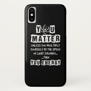 君はエネルギー物理学おもしろいが重要だ iPhone X ケース