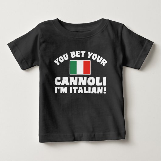 君はカノーリに賭けてくれイタリアン ベビーTシャツ (正面)