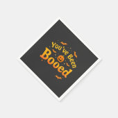 君はカボチャ不気味ハロウィーンだ スタンダードカクテルナプキン (角)