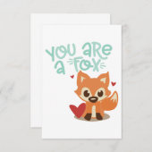 君はキツネだ 招待状 (正面/裏面)