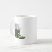 君はキュウリカッコいいのように見える。 コーヒーマグカップ (正面左)