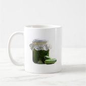 君はキュウリカッコいいのように見える。 コーヒーマグカップ (左)