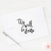 君はキリスト教の為になる ラウンドシール (封筒)