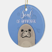 君はクリスマスには僕の印がある セラミックオーナメント (左)