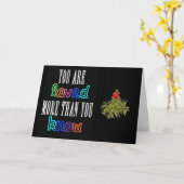 君はクリスマスを知っているより愛されている カード (黄色い花)