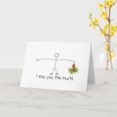 君はクリスマスを知っているより愛されている カード (黄色い花)