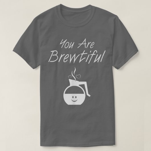 君はコーヒー好きのブルワー中毒だ Tシャツ (デザイン正面)
