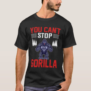 君はゴリラストップだ Tシャツ