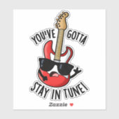 君はチューンギタープンにとどまおもしろいらねばならない シール (シート)