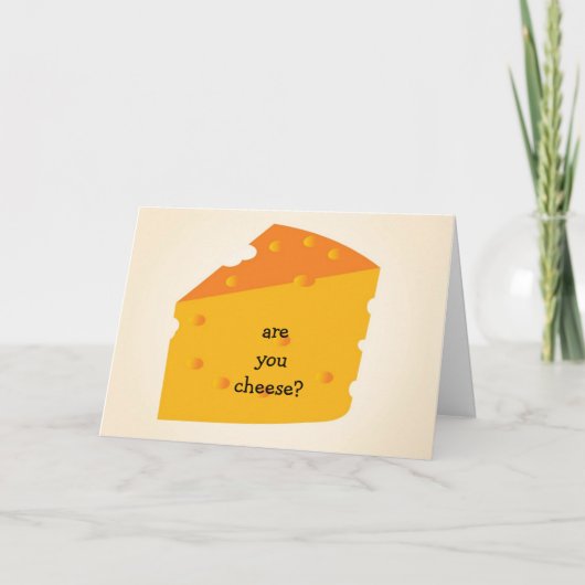 君はチーズなら年は関係ない カード (正面)