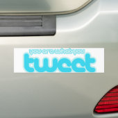 君はツイートする バンパーステッカー (車上)